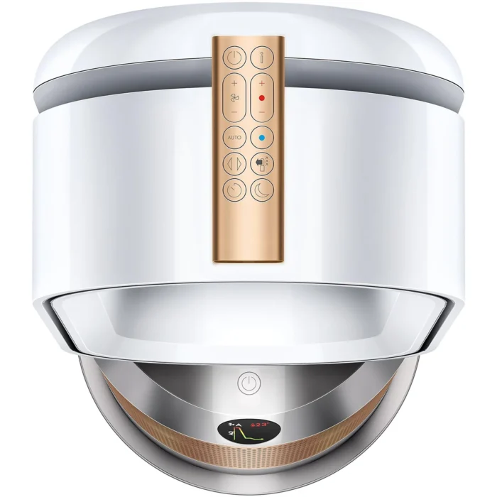 DYSON HP09 Purifier Hot+Cool Formaldehyde Luftreiniger+Heizlüfter Weiß/Gold (40 Watt, Raumgröße: 81 m³, Vollständige Versiegelung nach HEPA-13 Standard) – Bild 3
