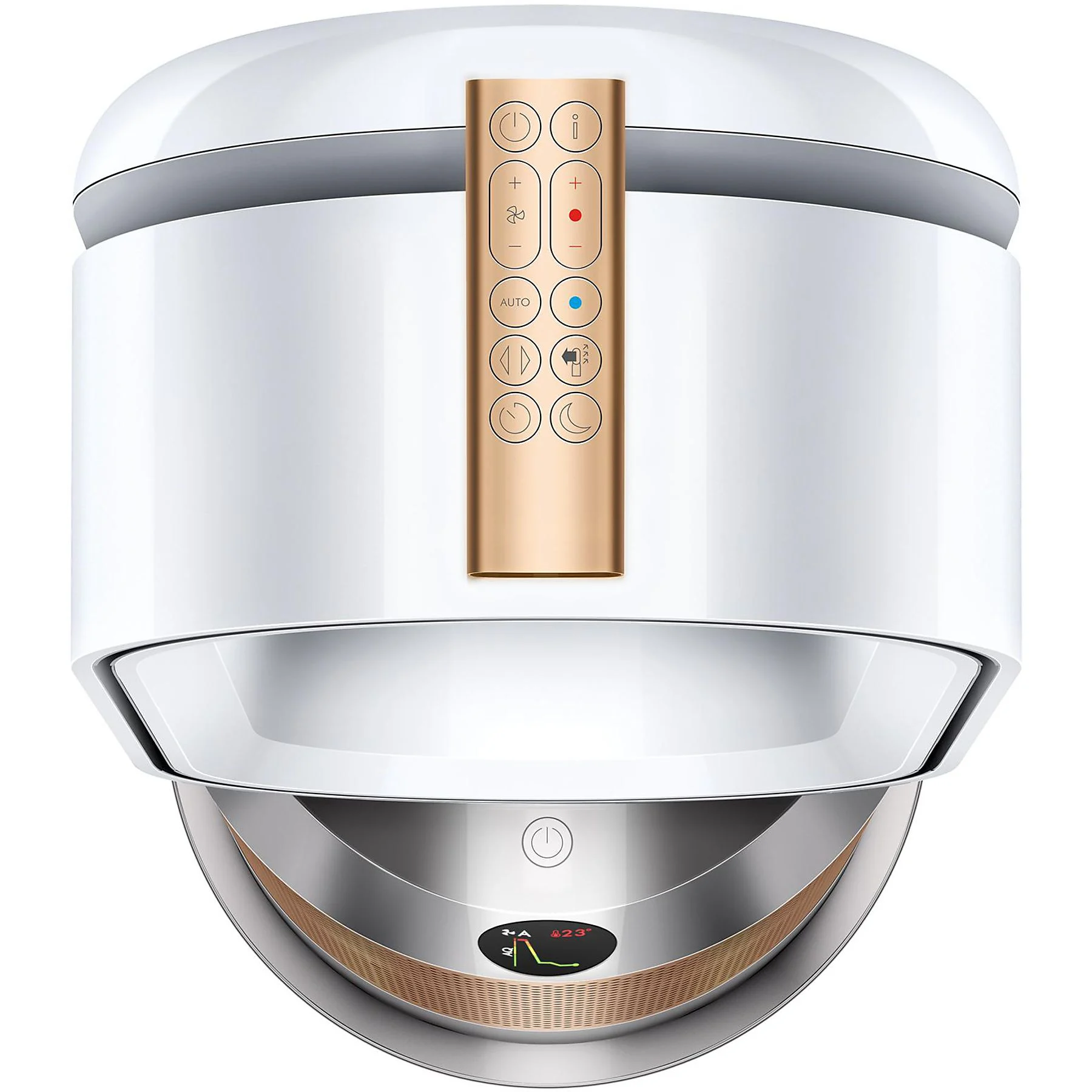 DYSON HP09 Purifier Hot+Cool Formaldehyde Luftreiniger+Heizlüfter Weiß/Gold (40 Watt, Raumgröße: 81 m³, Vollständige Versiegelung nach HEPA-13 Standard) – Bild 3