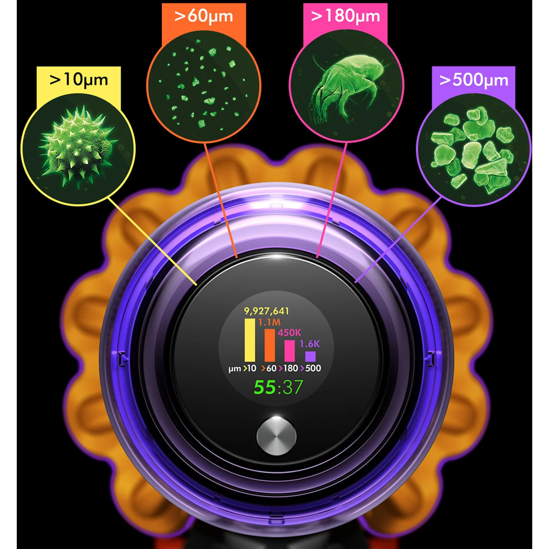 DYSON V15 DETECT ABSOLUTE (2023) Stielsauger, Akkubetrieb, 660 Watt – Bild 2