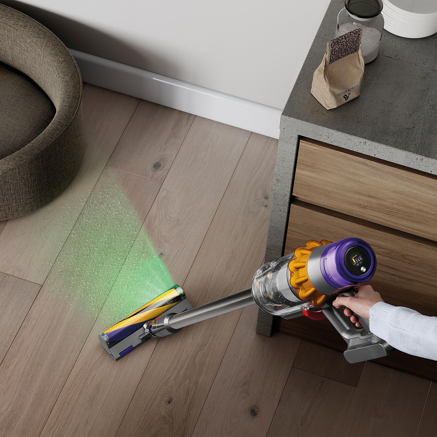 DYSON V15 DETECT ABSOLUTE (2023) Stielsauger, Akkubetrieb, 660 Watt – Bild 5