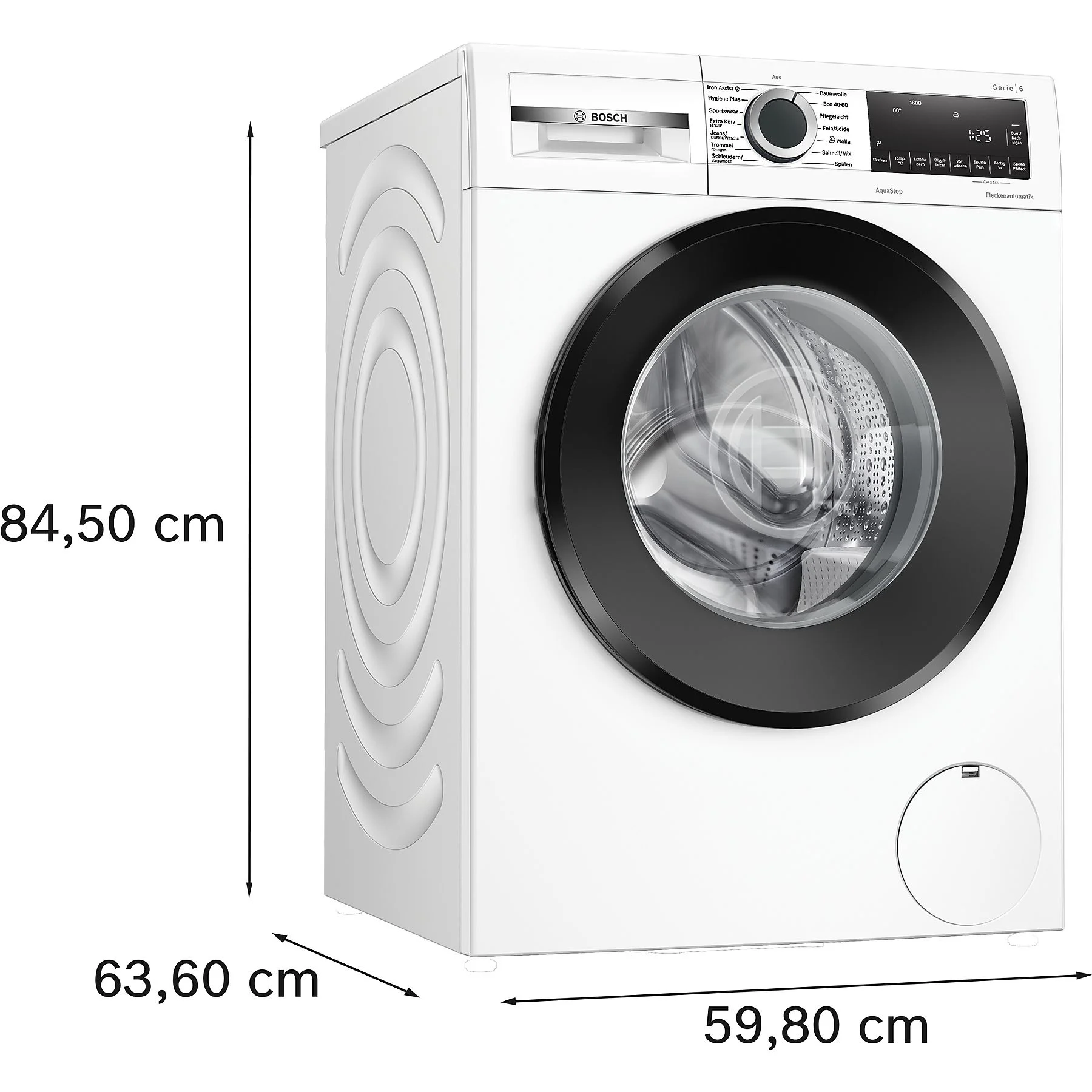 BOSCH WGG 256 Z 40 Serie 6 Waschmaschine (10 kg, 1600 U/Min., A) – Bild 9