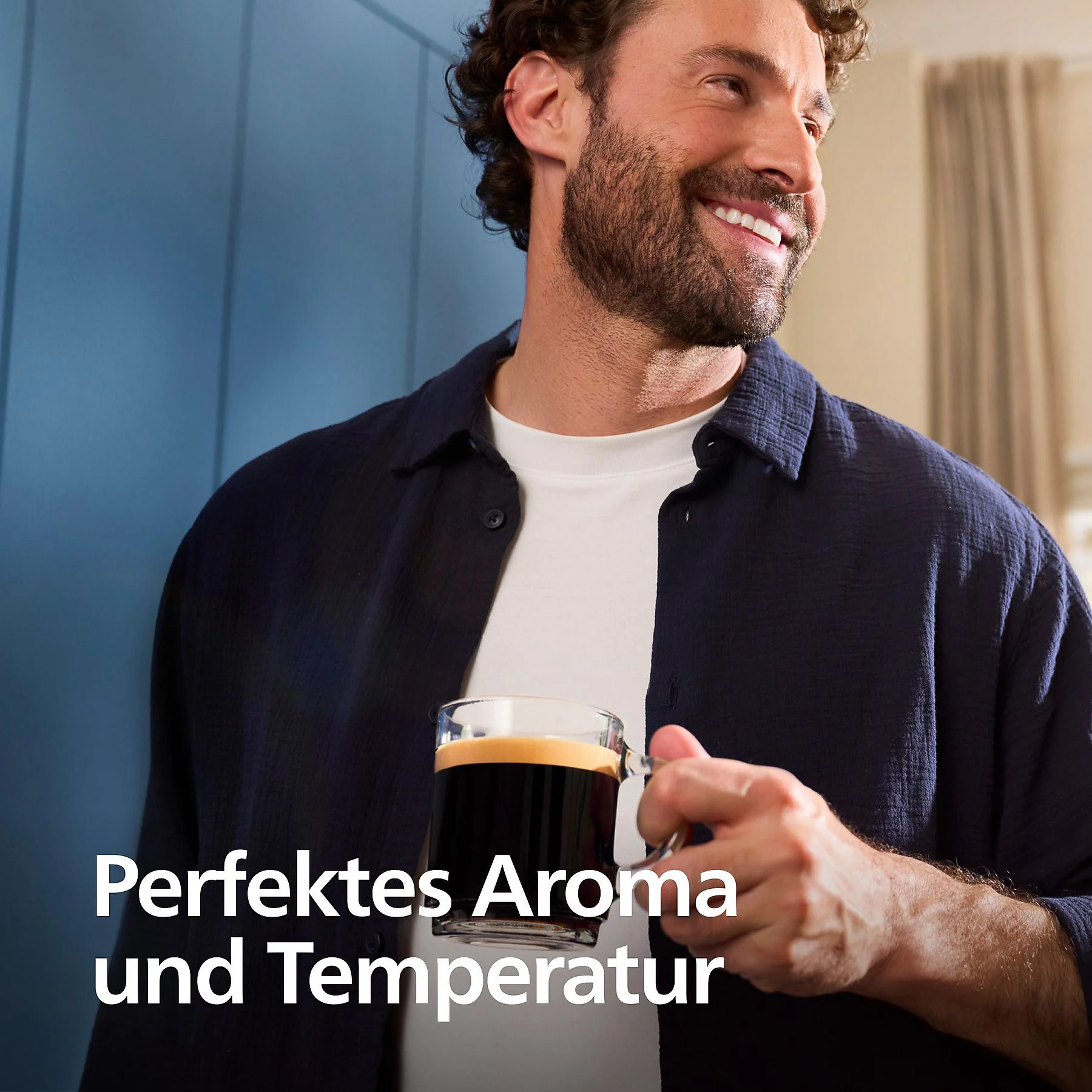PHILIPS EP5447/90 Serie 5400 LatteGo 11 Kaffeespezialitäten Kaffeevollautomat Schwarz/Chrom – Bild 5
