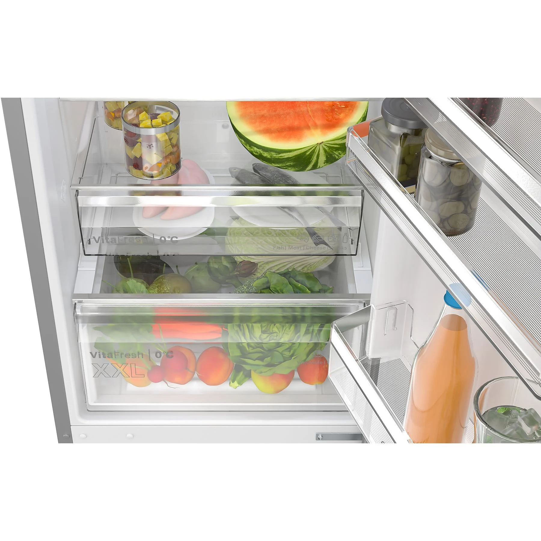 BOSCH KGN392LAG Serie 4 Kühgefrierkombination (A, 363 l, 2030 mm hoch, Metall-Optik) – Bild 5