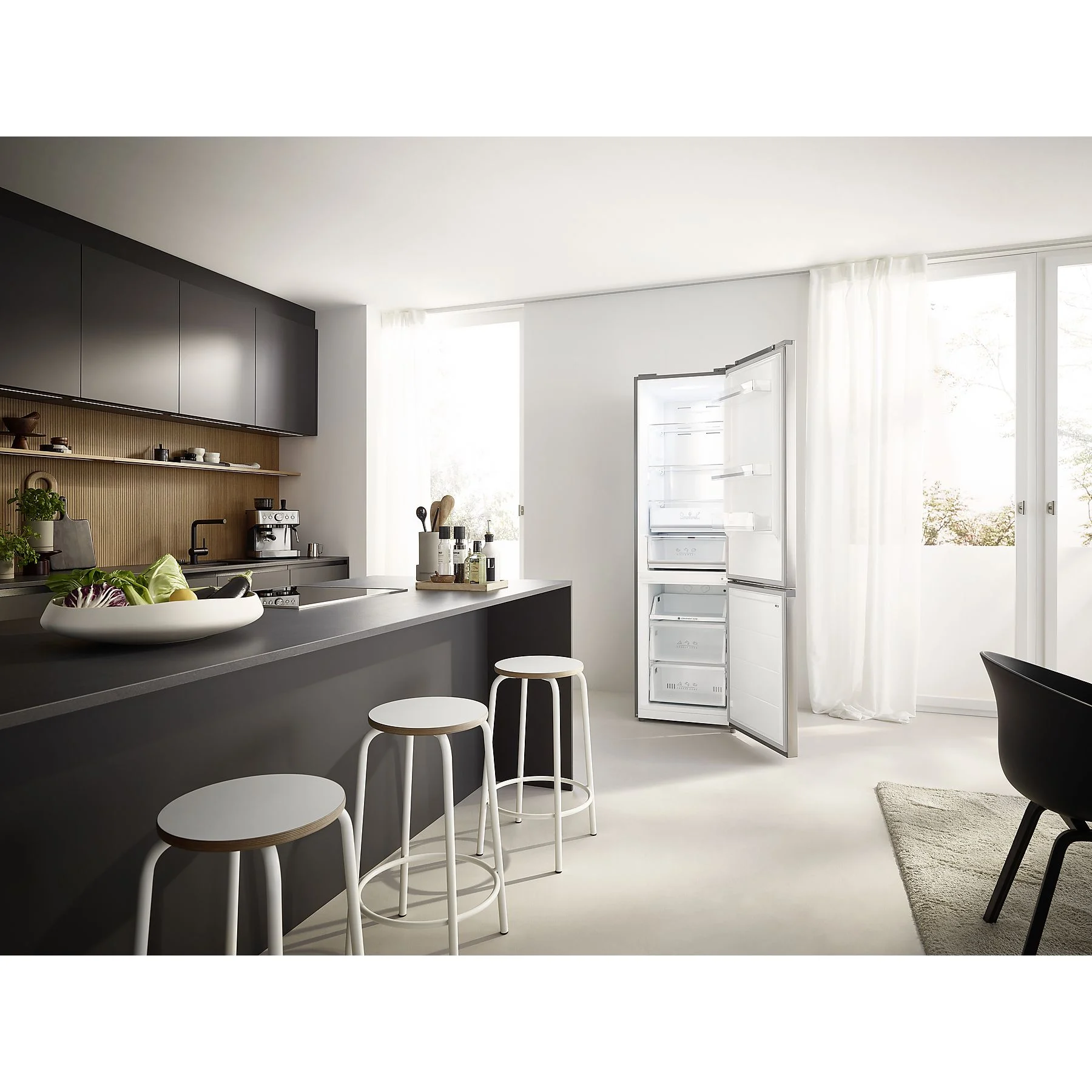 KOENIC KFK 611 A NF IN Kühlgefrierkombination (A, 378 l, 2010 mm hoch, Inox) – Bild 5