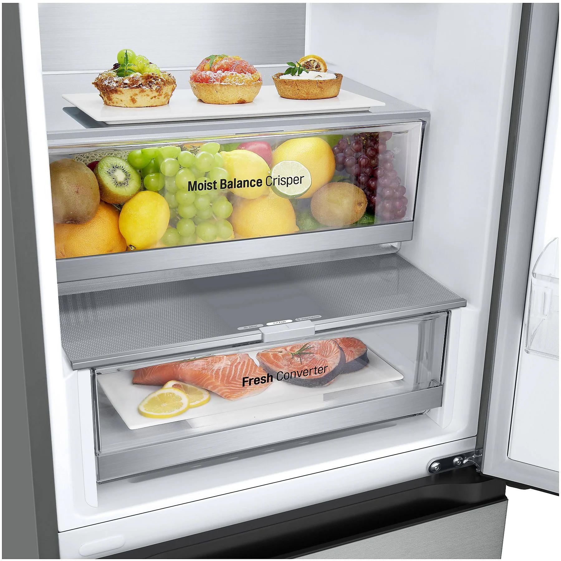 LG GBV5140AMB Kühlgefrierkombination (A, 344 l, 1860 mm hoch, Prime Silver) – Bild 12