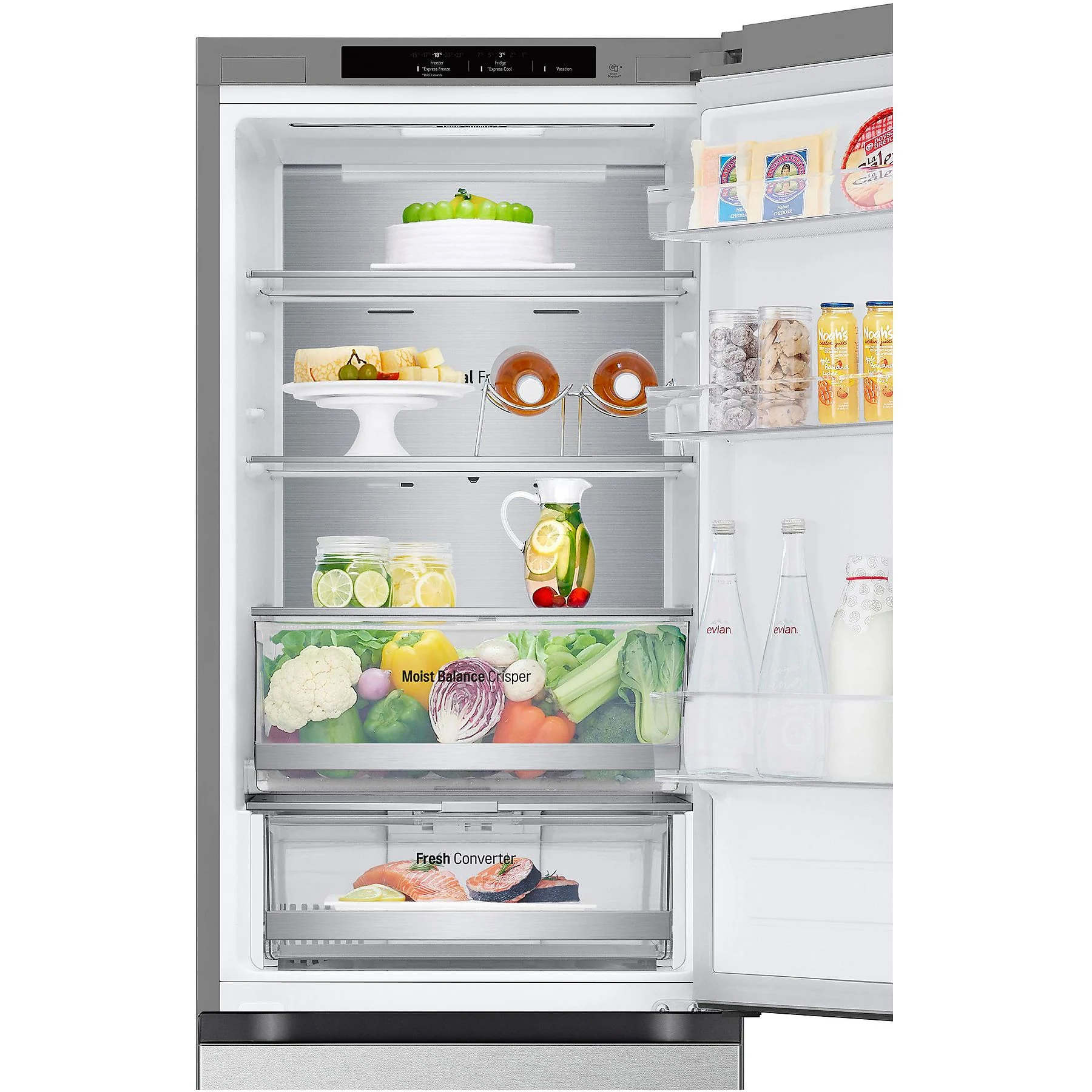 LG GBV5140AMB Kühlgefrierkombination (A, 344 l, 1860 mm hoch, Prime Silver) – Bild 4