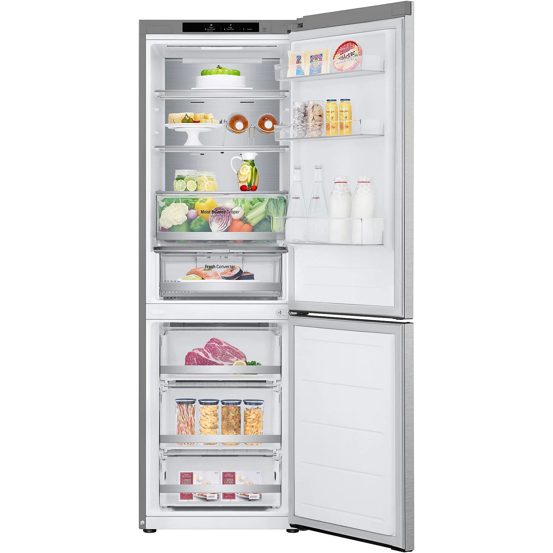 LG GBV5140AMB Kühlgefrierkombination (A, 344 l, 1860 mm hoch, Prime Silver) – Bild 9