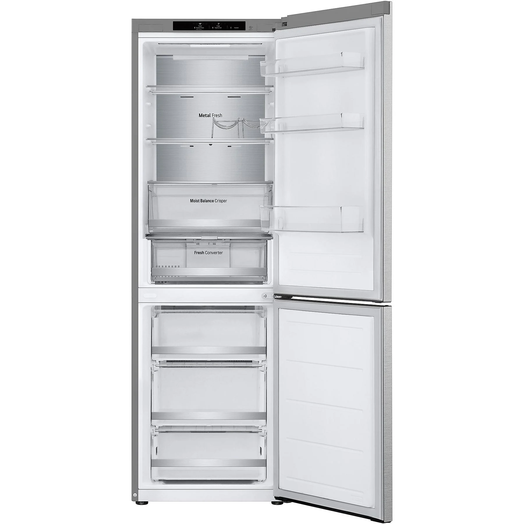 LG GBV5140AMB Kühlgefrierkombination (A, 344 l, 1860 mm hoch, Prime Silver) – Bild 8