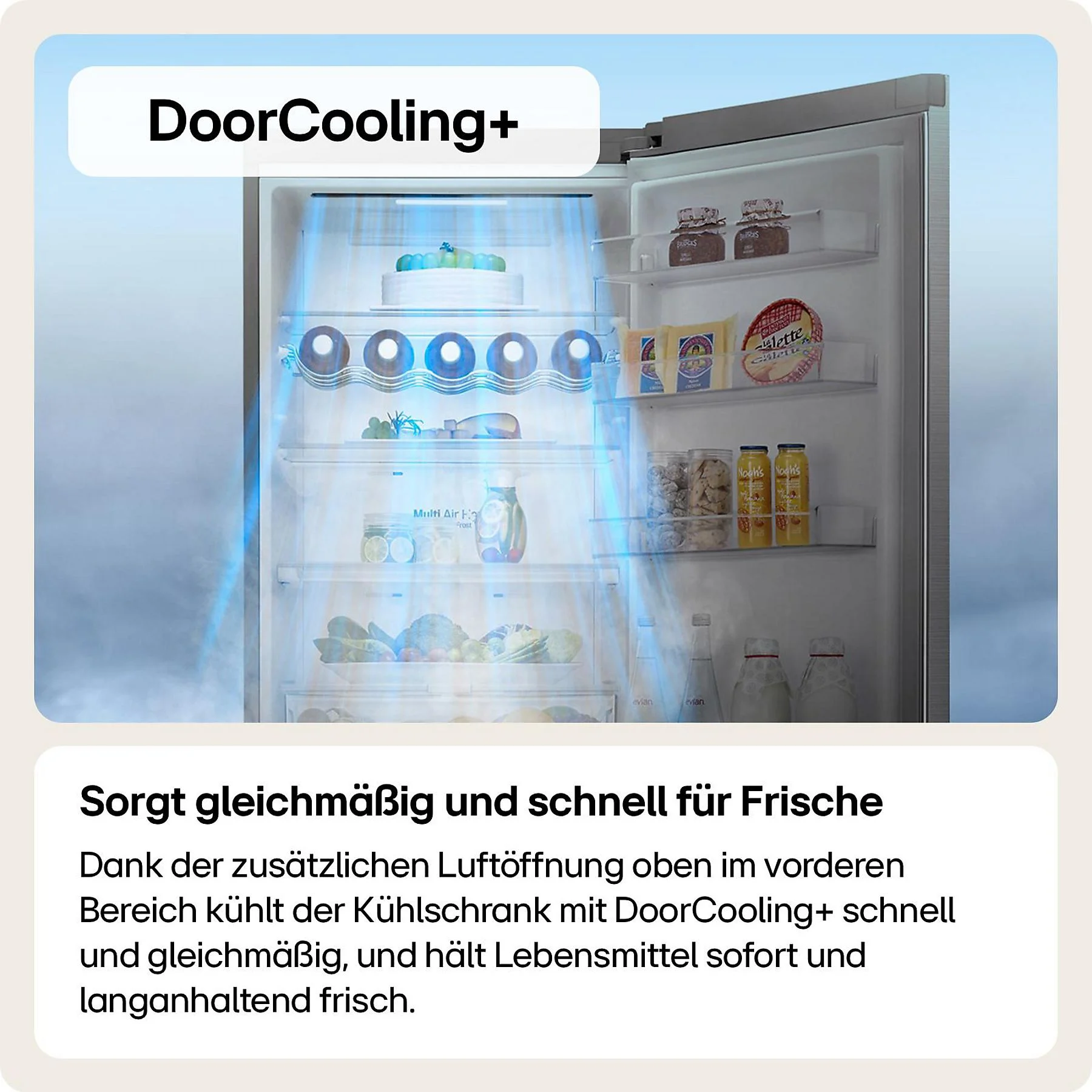 LG GBV5140AMB Kühlgefrierkombination (A, 344 l, 1860 mm hoch, Prime Silver) – Bild 13