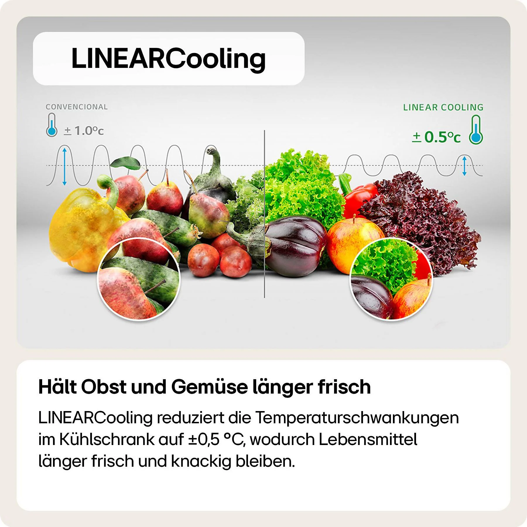 LG GBV5140AMB Kühlgefrierkombination (A, 344 l, 1860 mm hoch, Prime Silver) – Bild 14