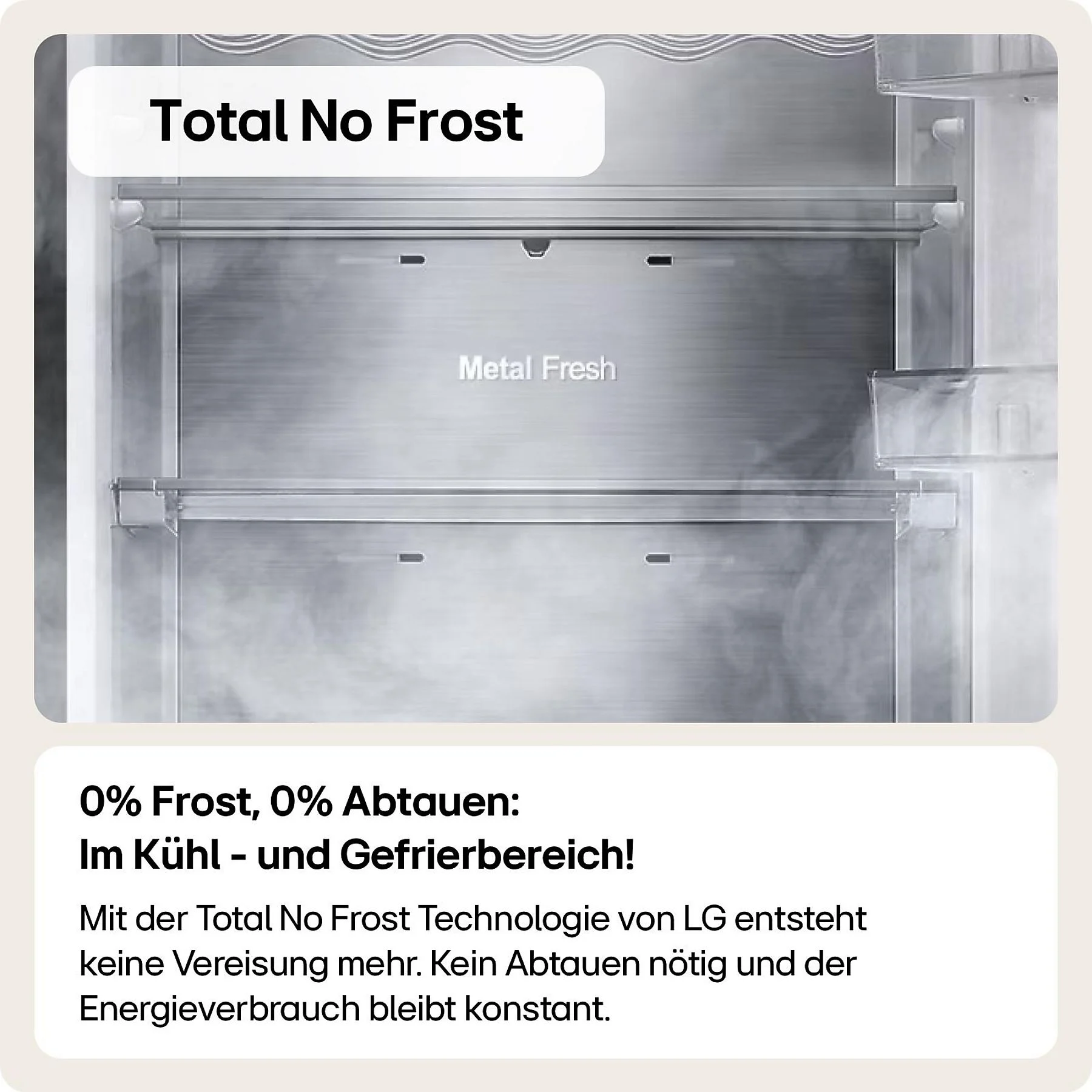 LG GBV5140AMB Kühlgefrierkombination (A, 344 l, 1860 mm hoch, Prime Silver) – Bild 15