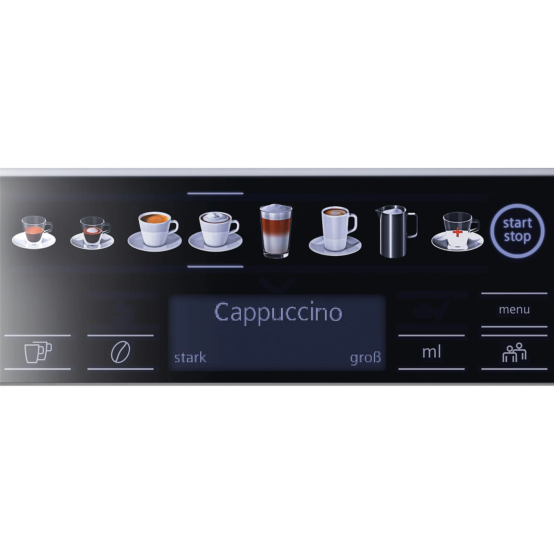 SIEMENS TE651509DE EQ6 plus s100 Kaffeevollautomat Diamond Titanium Metallic/Schwarz – Bild 4