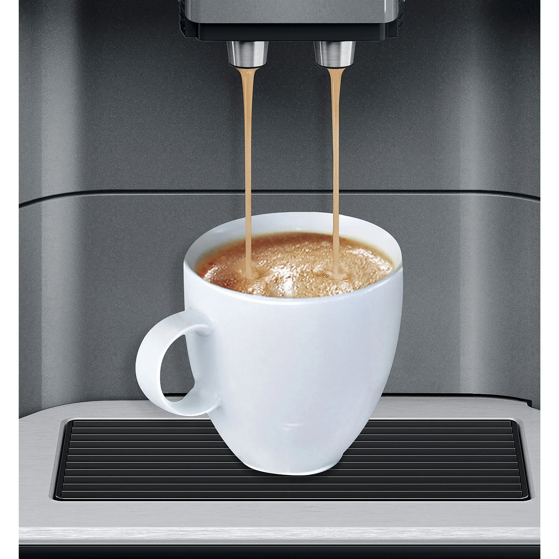 SIEMENS TE651509DE EQ6 plus s100 Kaffeevollautomat Diamond Titanium Metallic/Schwarz – Bild 3
